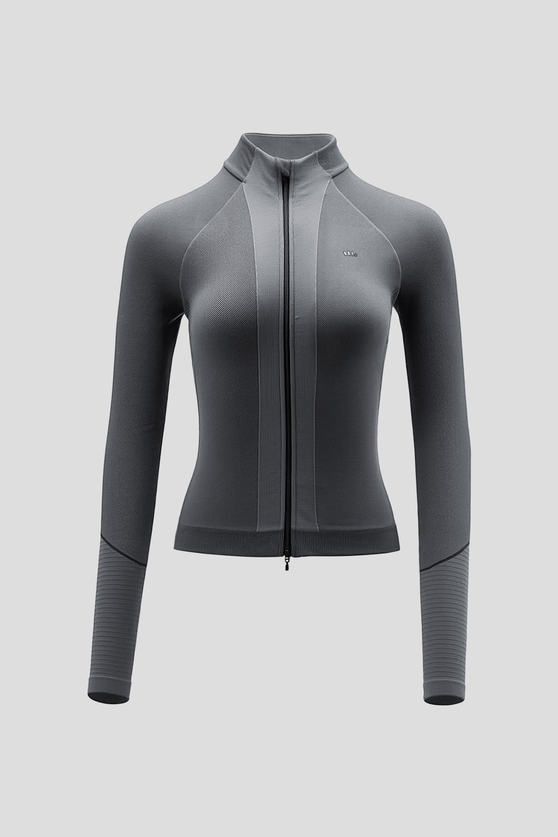 beneunder fullzipdry womens full zip quick dry shaping top #color_deep gray