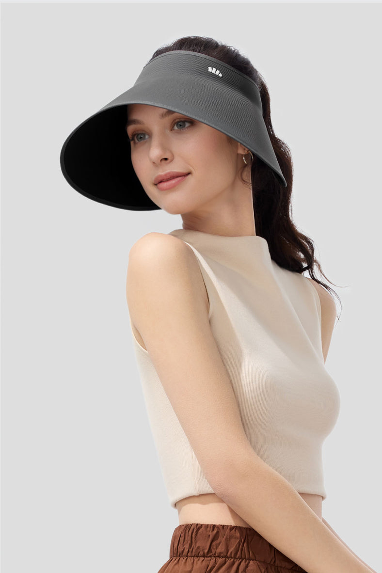 Roll - Women's Wide Brim Topless Sun Hat UPF50+