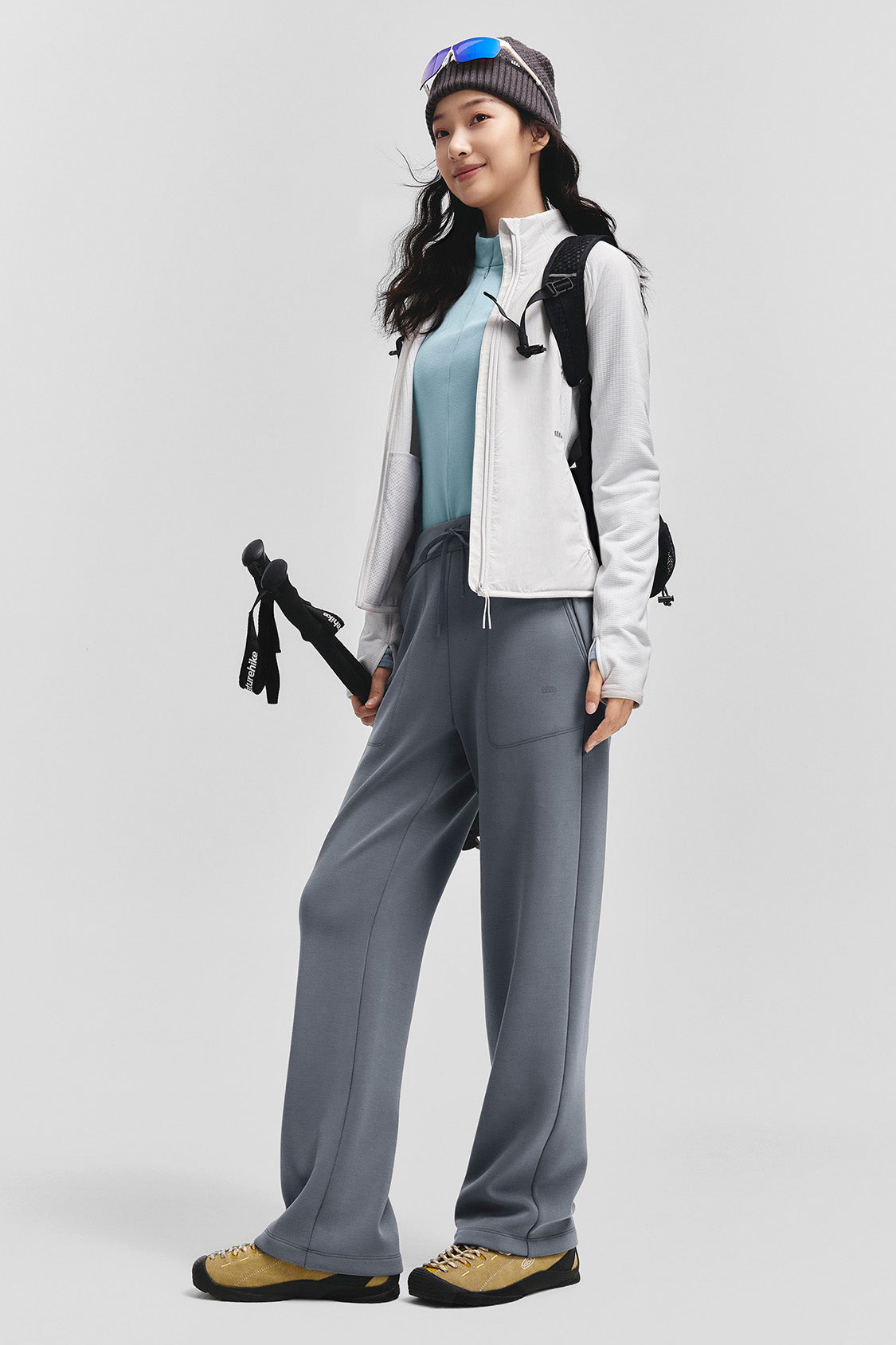 beneunder women's pants #color_deep gray