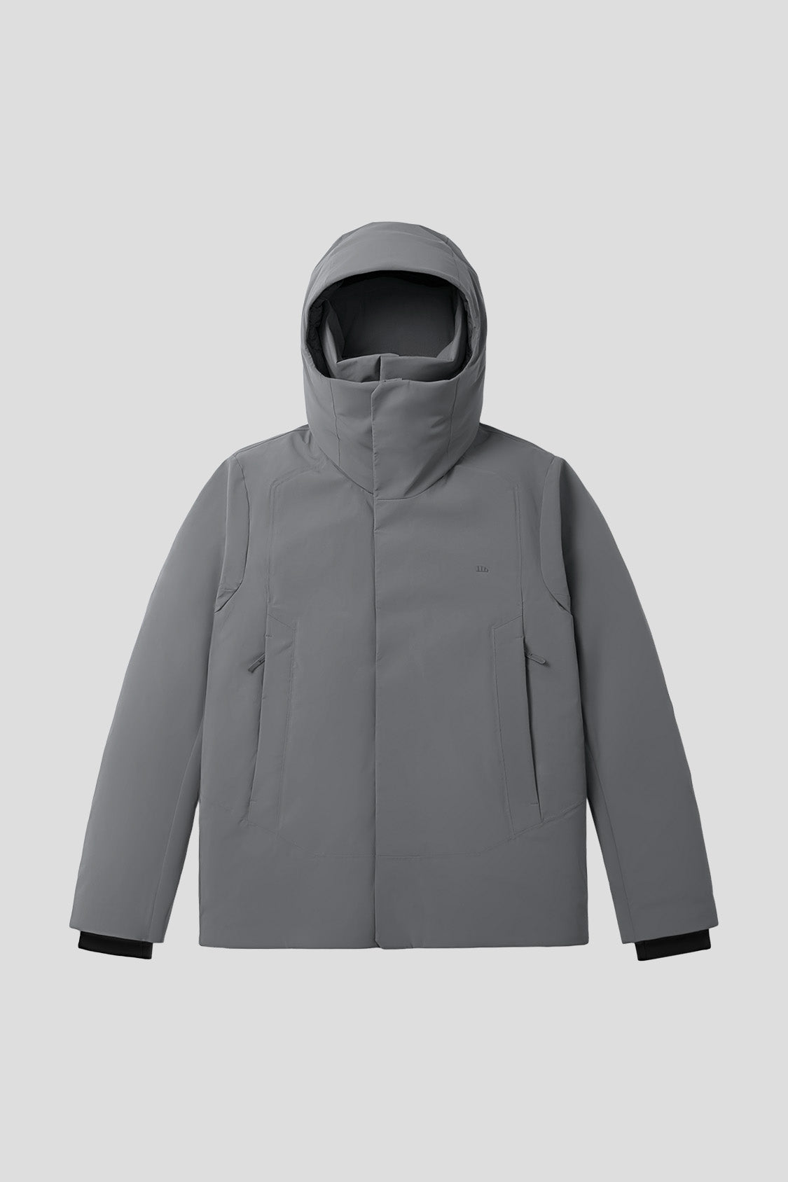 beneunder frostfort – men’s full-protection boxy down jacket (extra warm, long sleeve) #color_deepgray