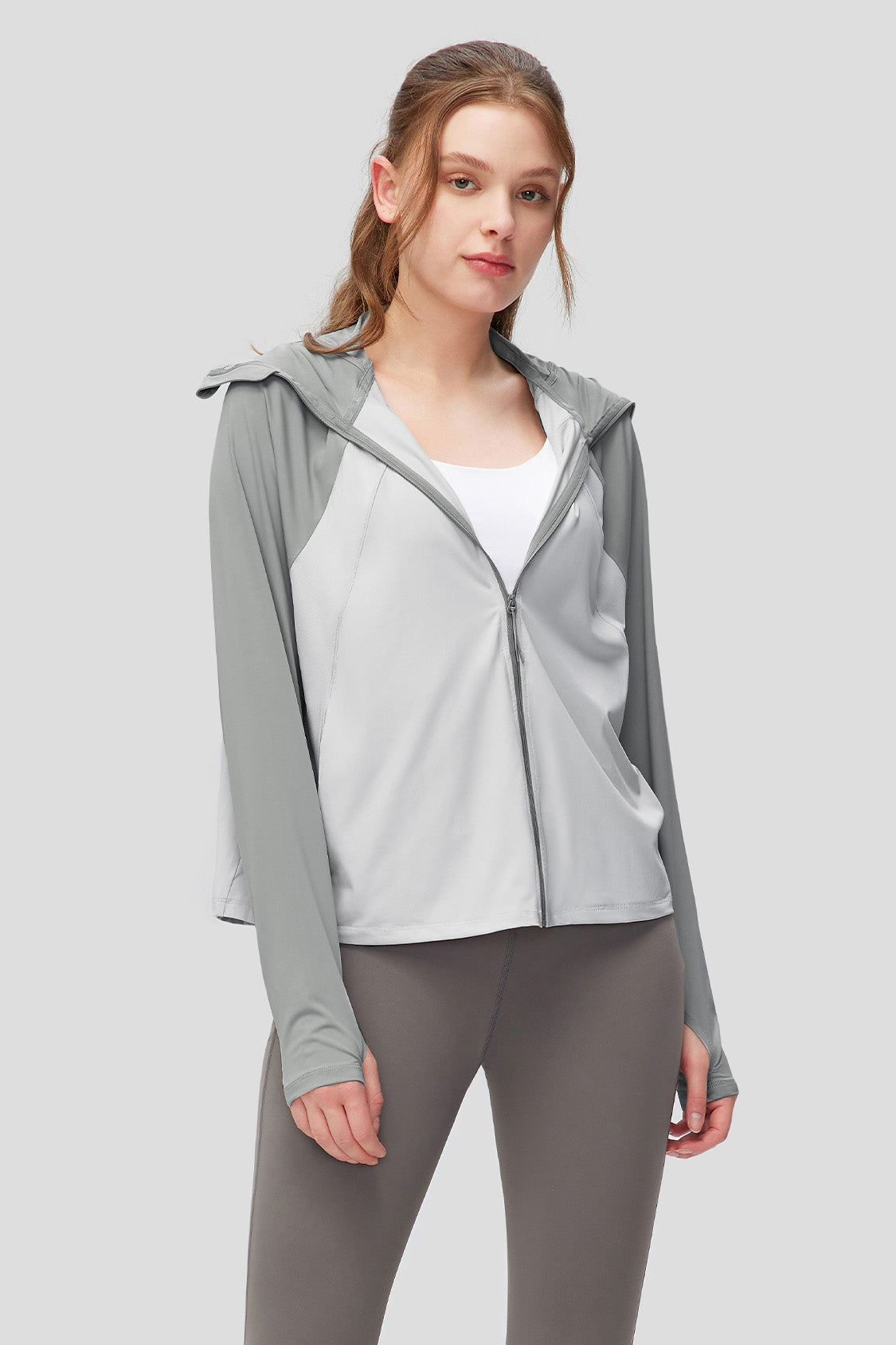 beneunder women's sun wear upf50+ #color_distant mountain gray - galaxy gray