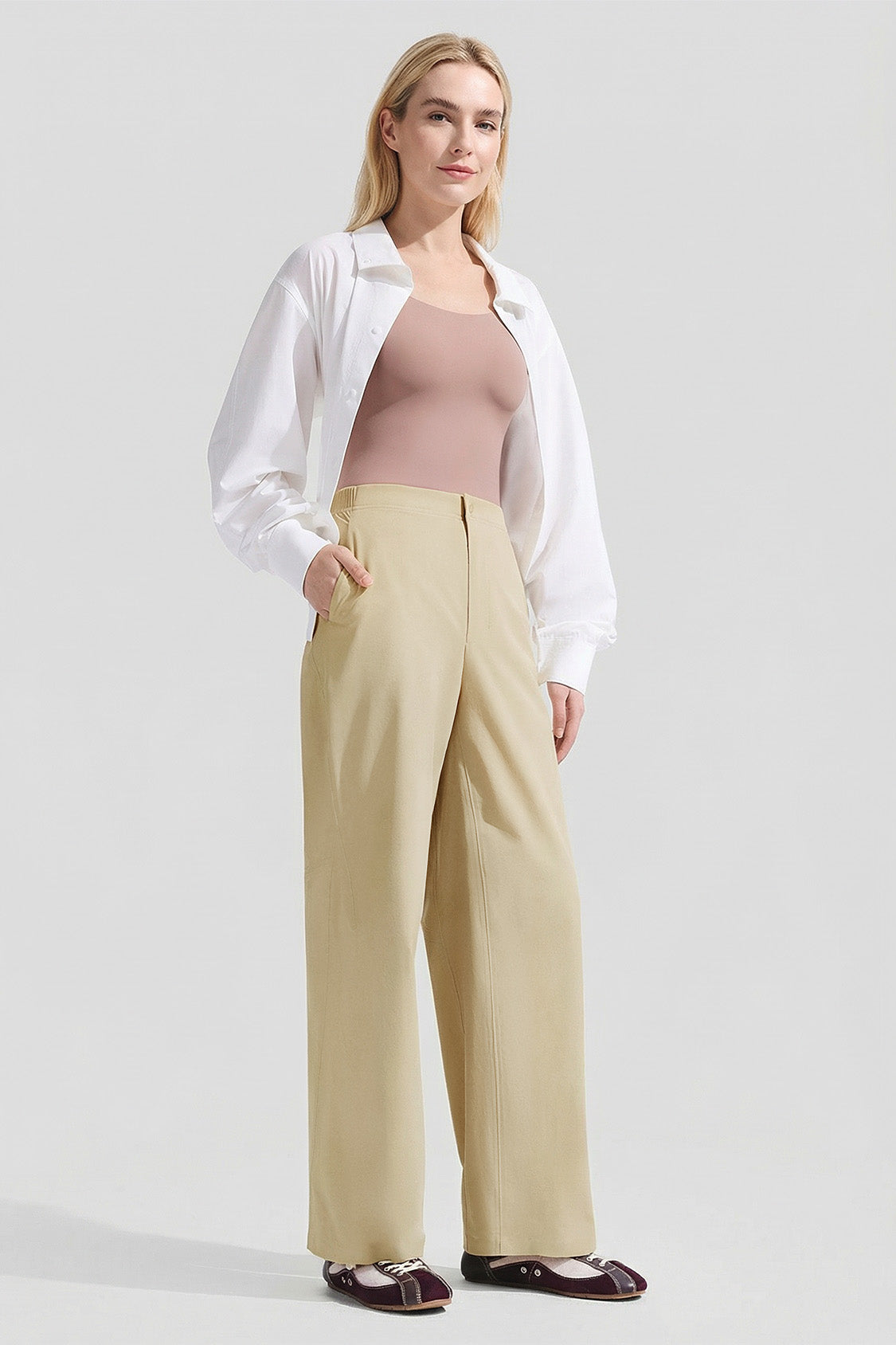 Women's Stretch Straight Leg Pants UPF 50+ EL001