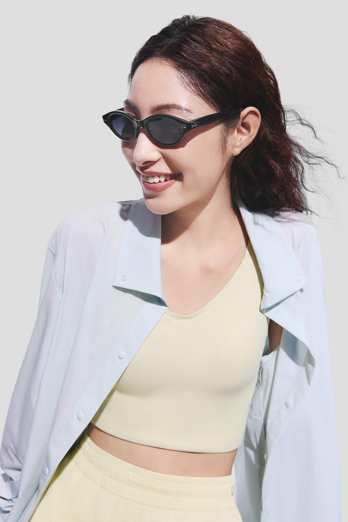 Round Frame Sunglasses UV 400 FD023/FD426