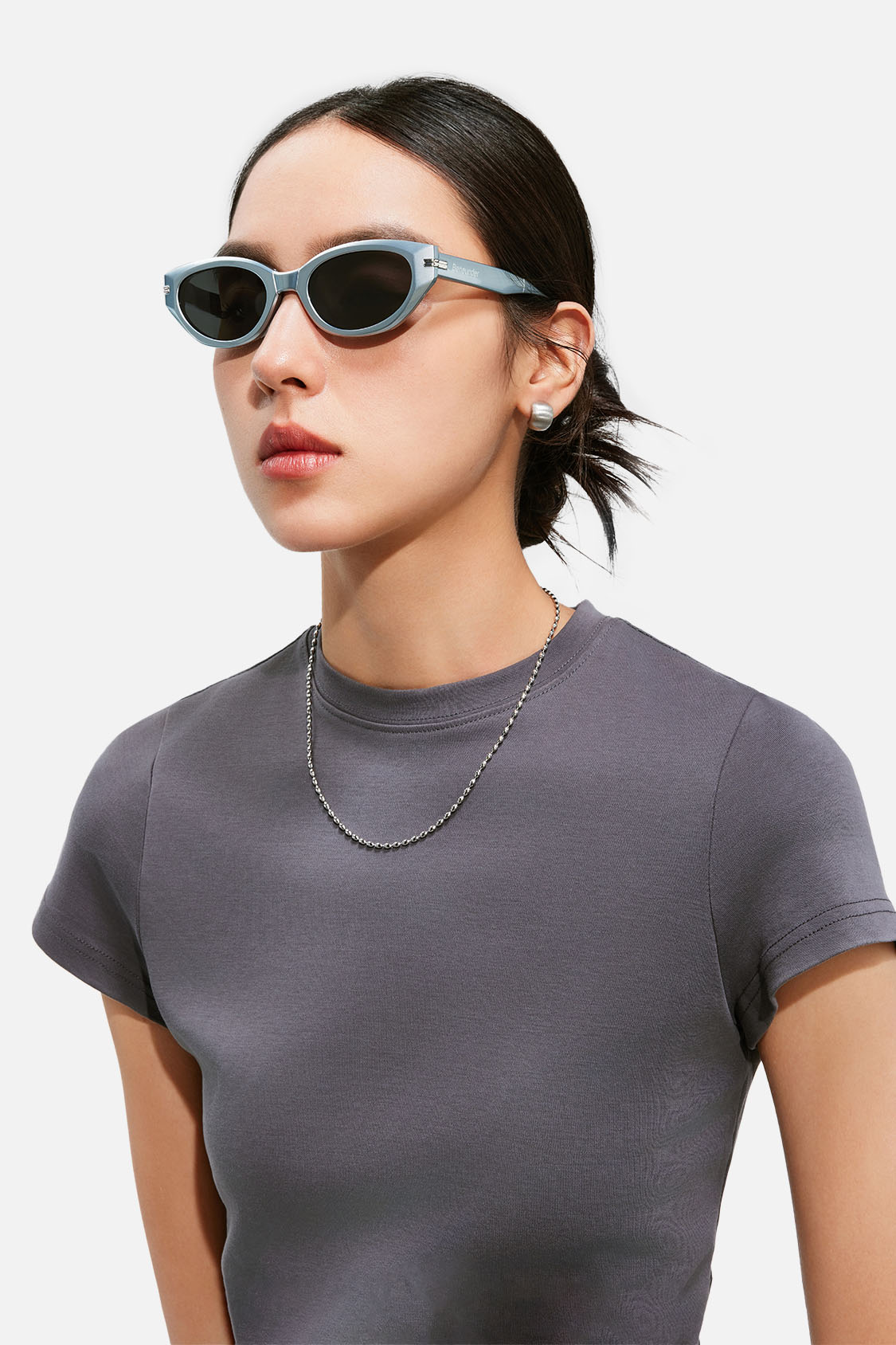 beneunder women's folding sunglasses #color_galaxy blue