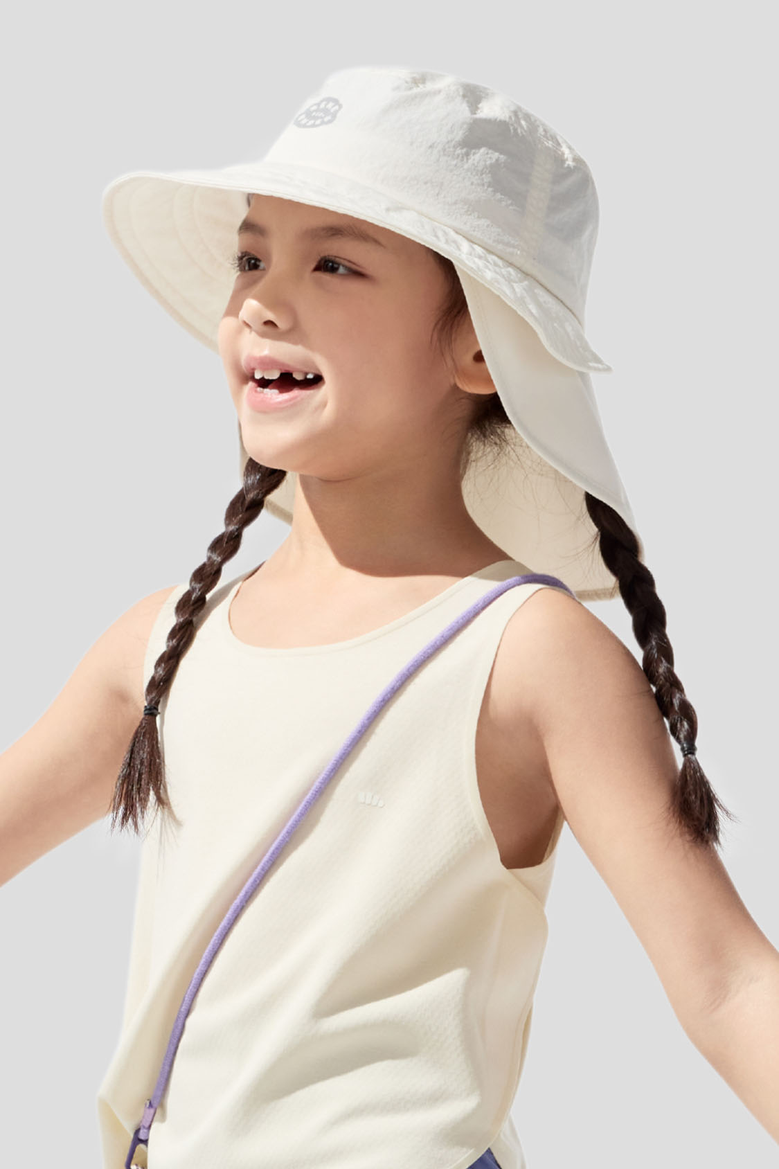 Fold - Kids' Foldable Sun Hat with Shoulder Protection UPF50+