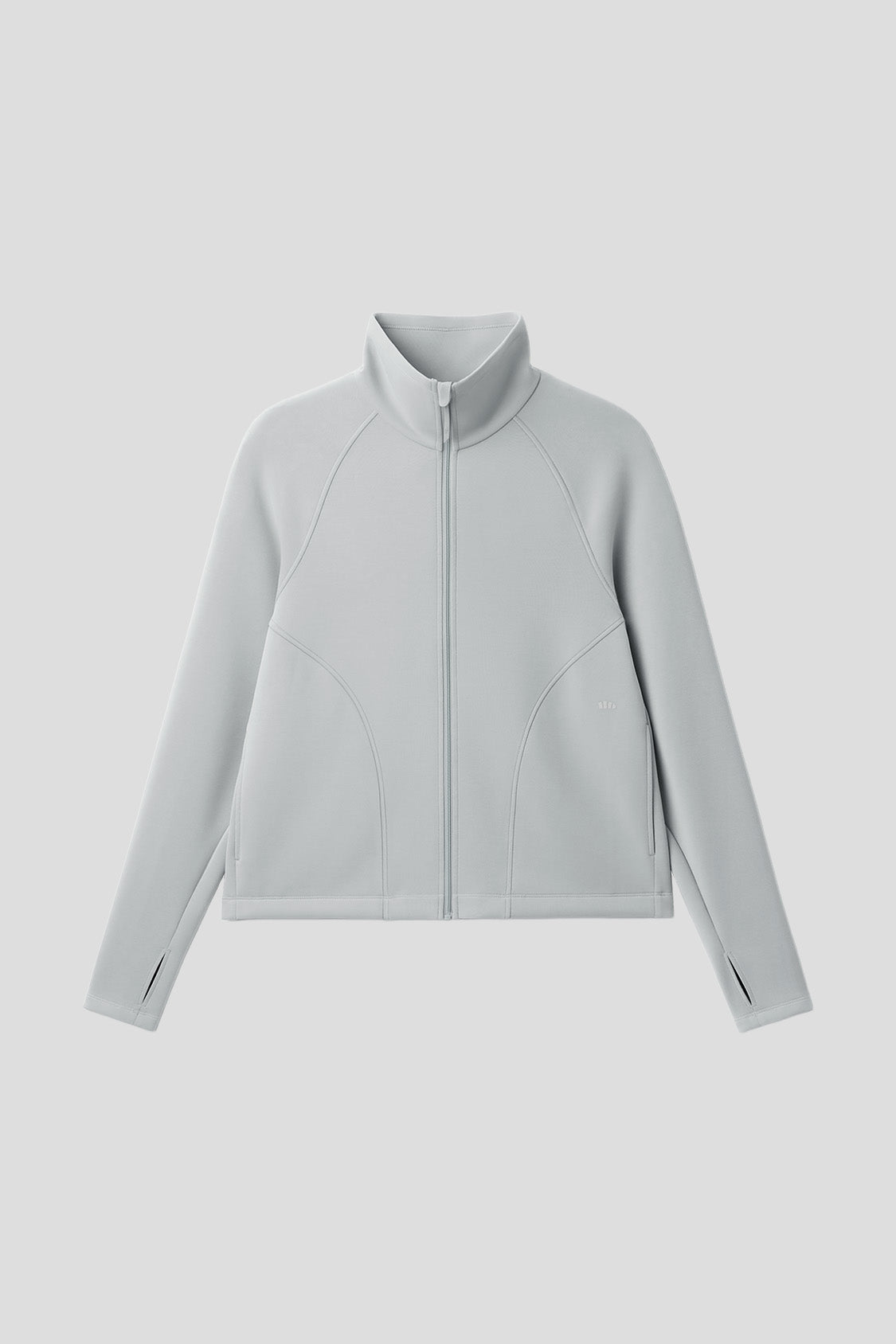 beneunder breezeshield womens high collar windproof sun jacket upf50#color_gray