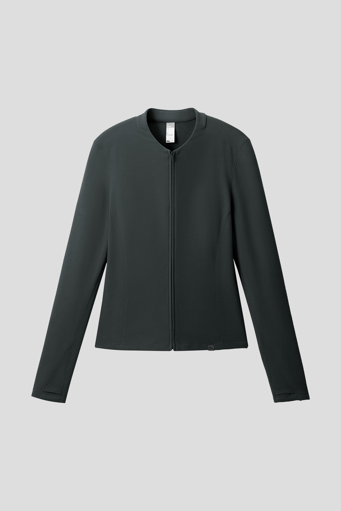 beneunder twintrail womens medium warmth double zip fleece base layer #color_gray