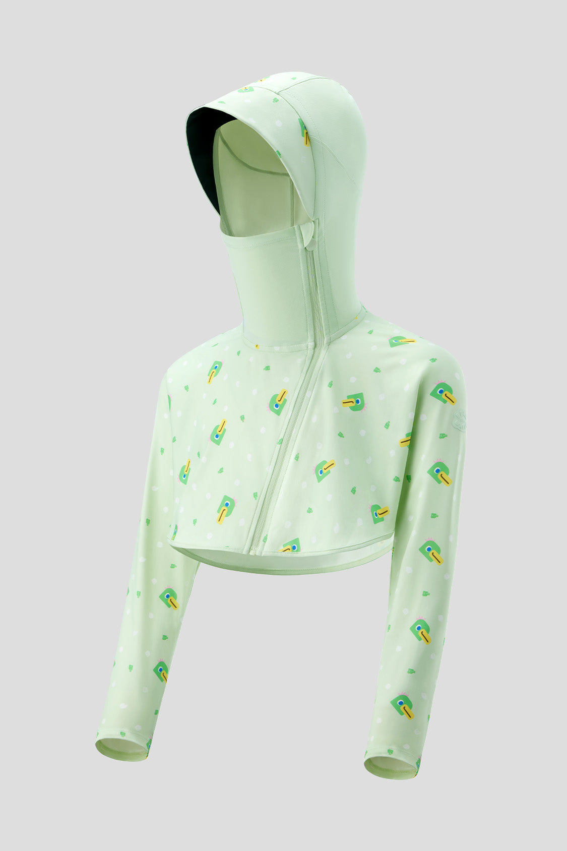 beneunder kid's sun proctection Jacket UPF50+ #color_green duck play