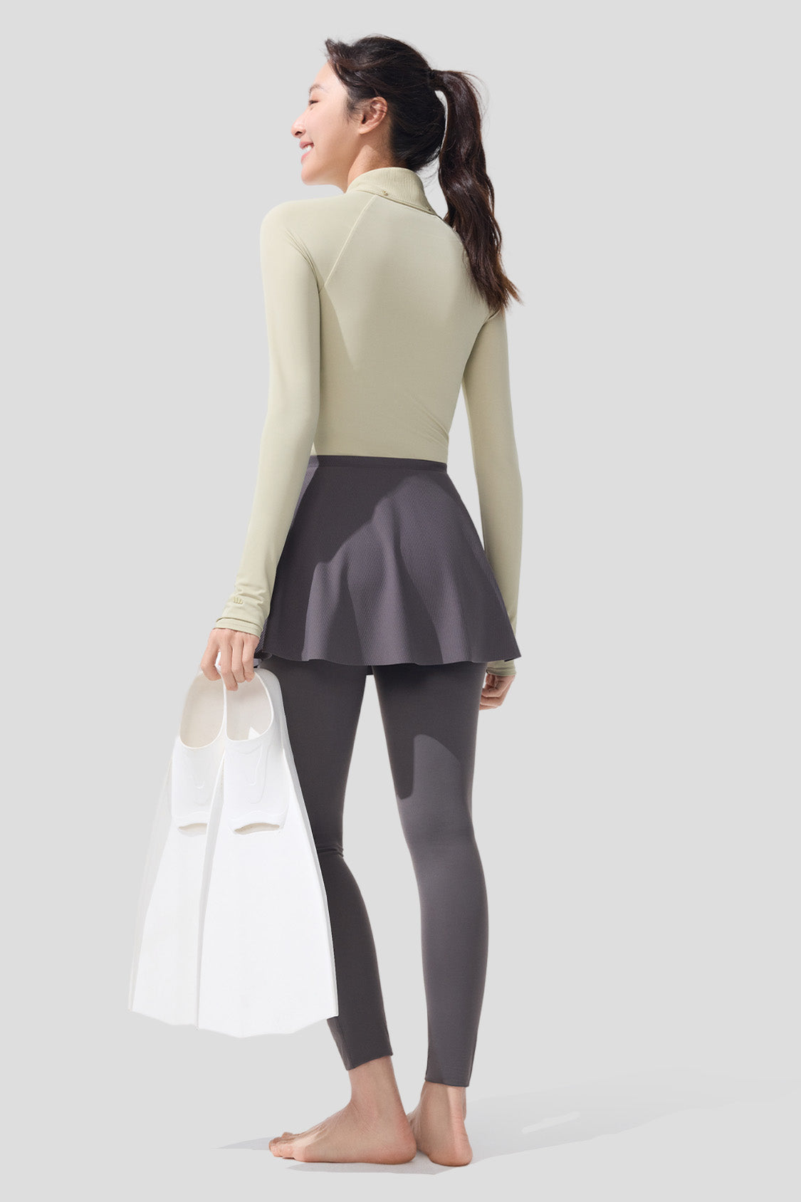 AquaArmor - Women's Bra-In Full-Coverage Sun Swimwear Set