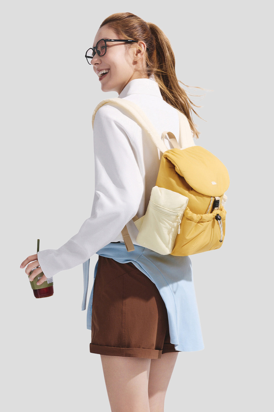 Women's Expandable Short Backpack LC005