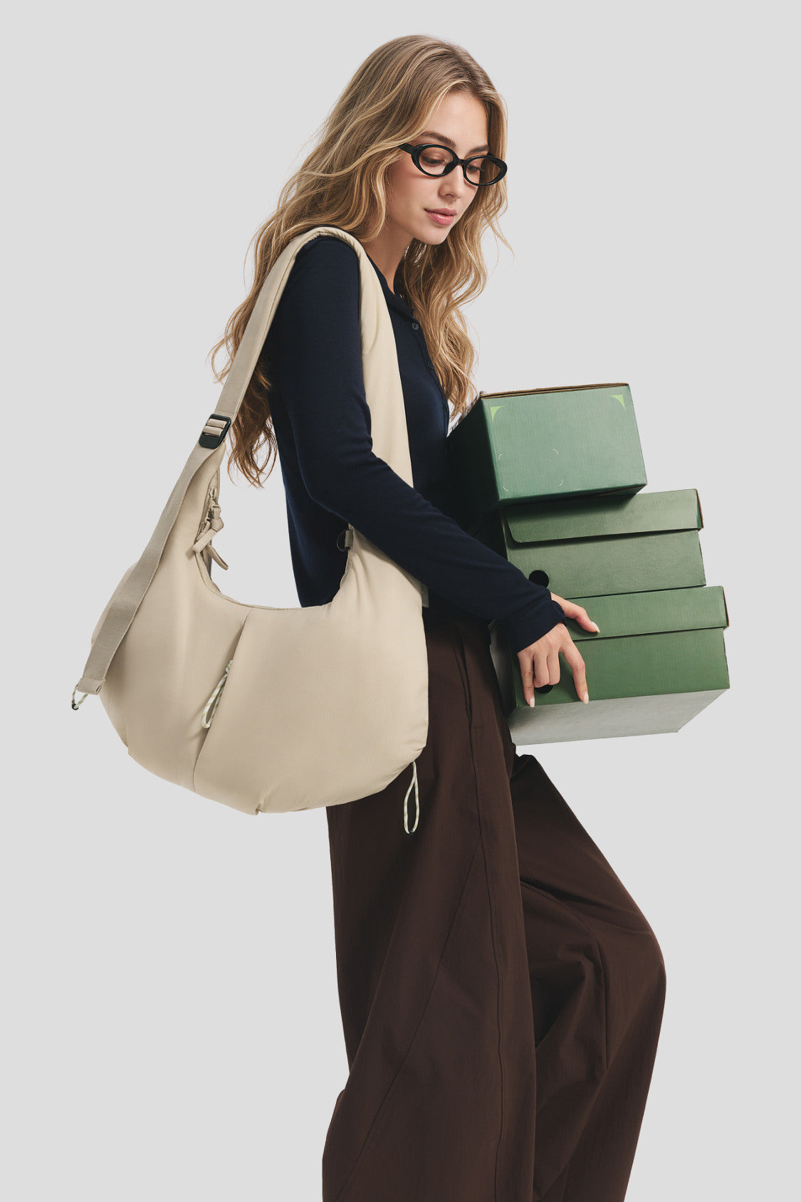 Bolso bandolera suave para uso diario LC010