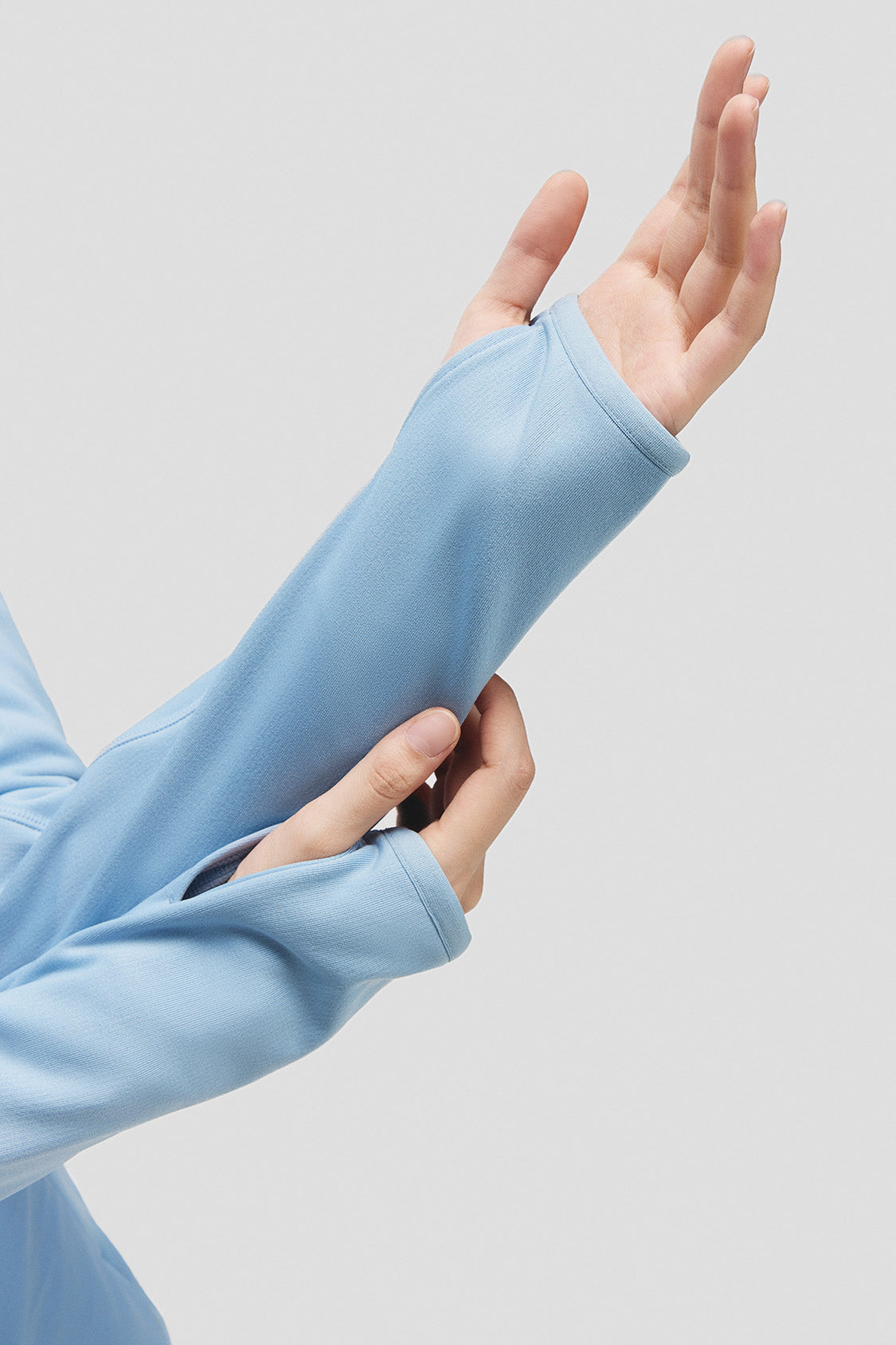 beneunder microwind womens light warmth windproof micro fleece jacket#color_light blue