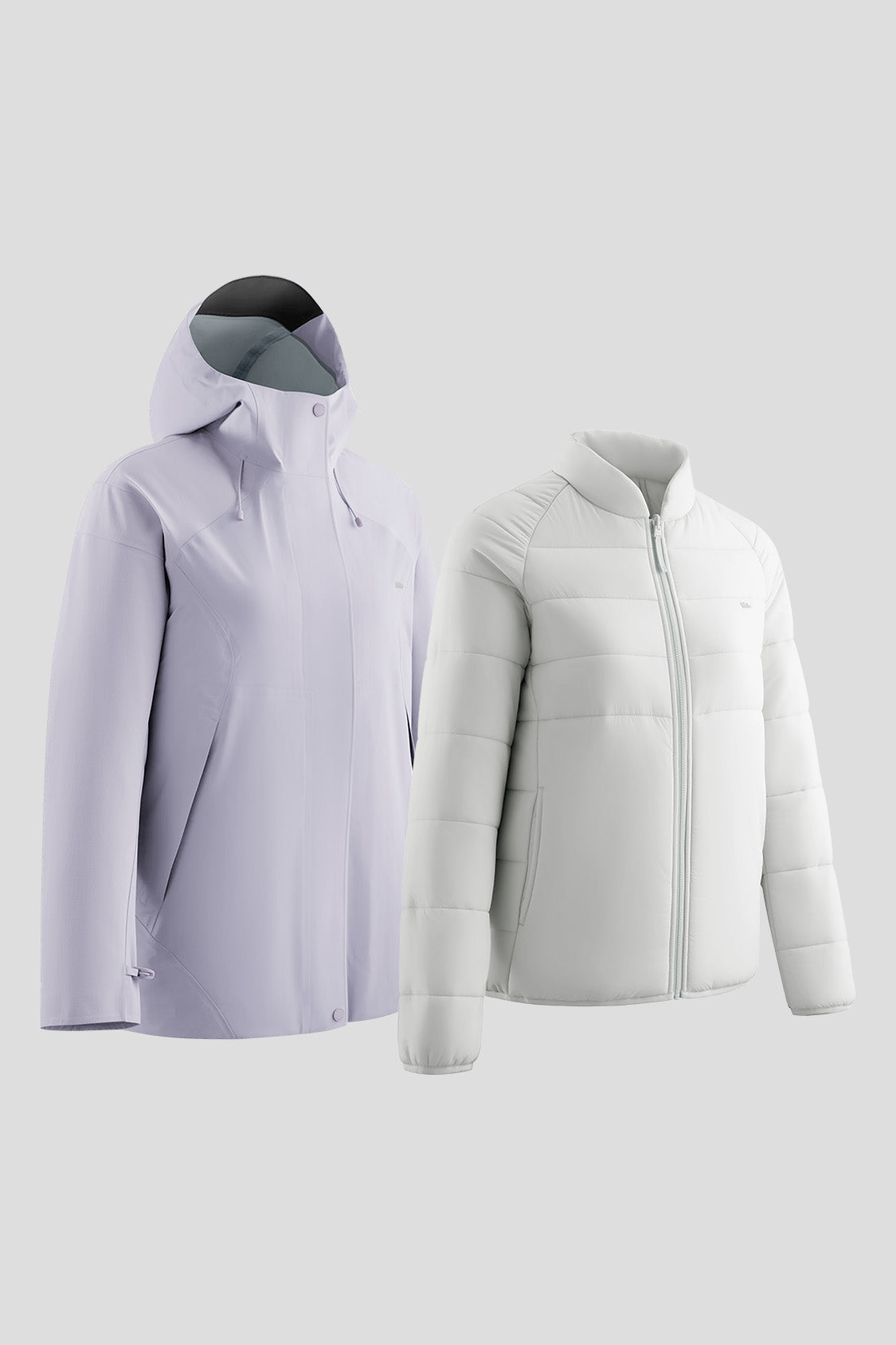 beneunder alpinecore – women’s insulated shell jacket (regular fit, warm liner) #color_light purple