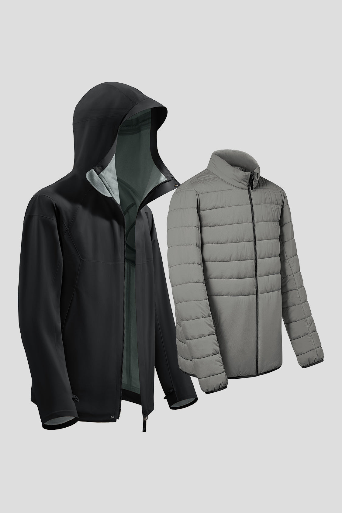 beneunder men's jacket #color_black