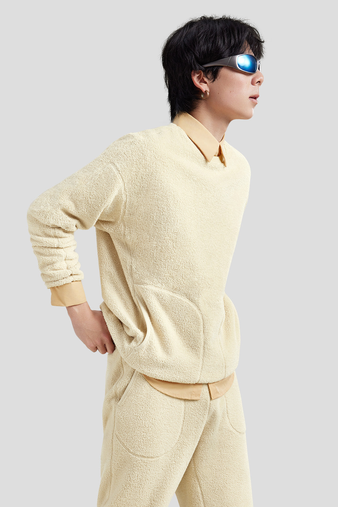 beneunder men's loungewear #color_beige