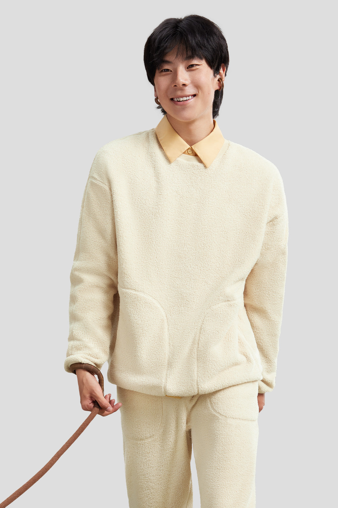 beneunder men's loungewear #color_beige