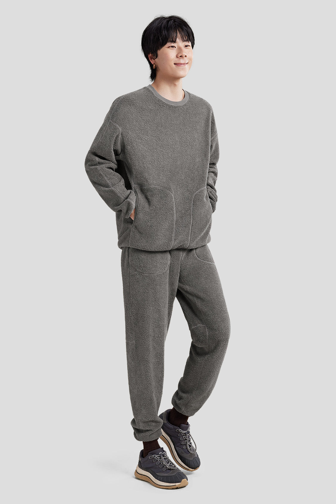beneunder men's loungewear #color_grey