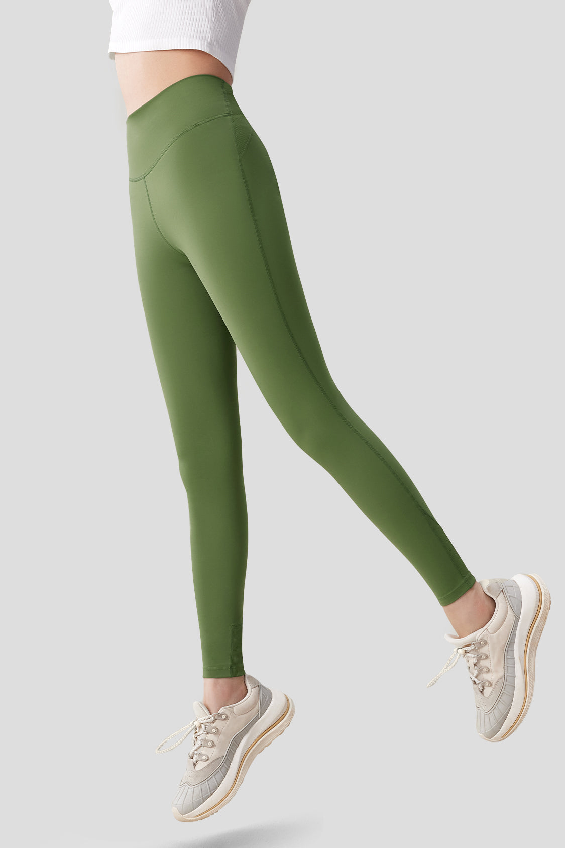 Women's Winter Base Layer Leggings #color_forest green