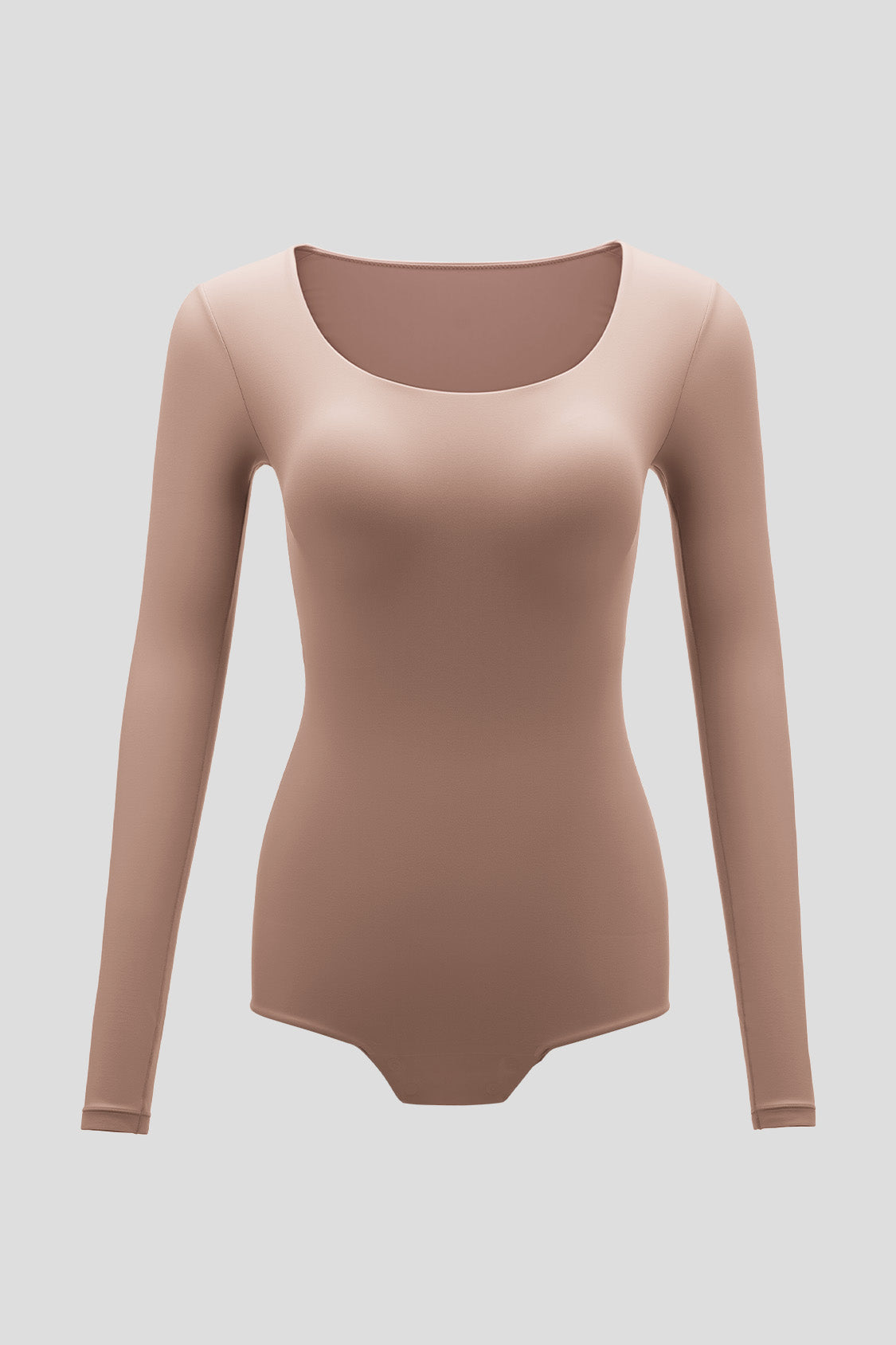 women's seamless bra-in shaping bodysuit top #color_nude