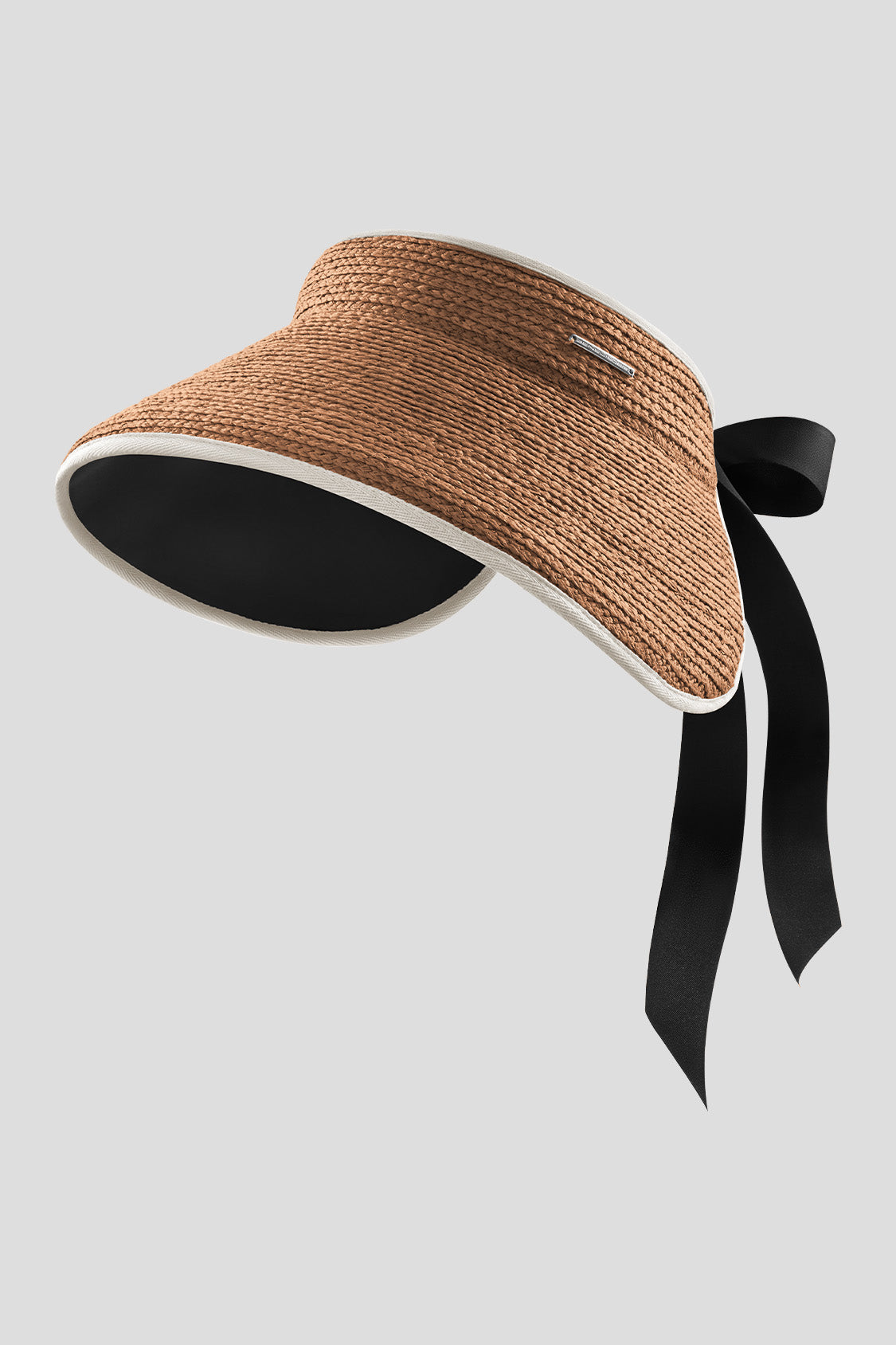 beneunder women's sunshield straw hat #color_orange brown raffia