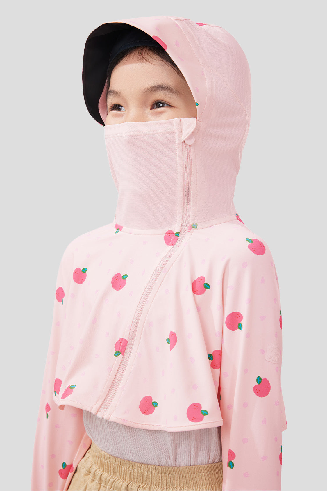 beneunder kid's sun proctection Jacket UPF50+ #color_peach elf