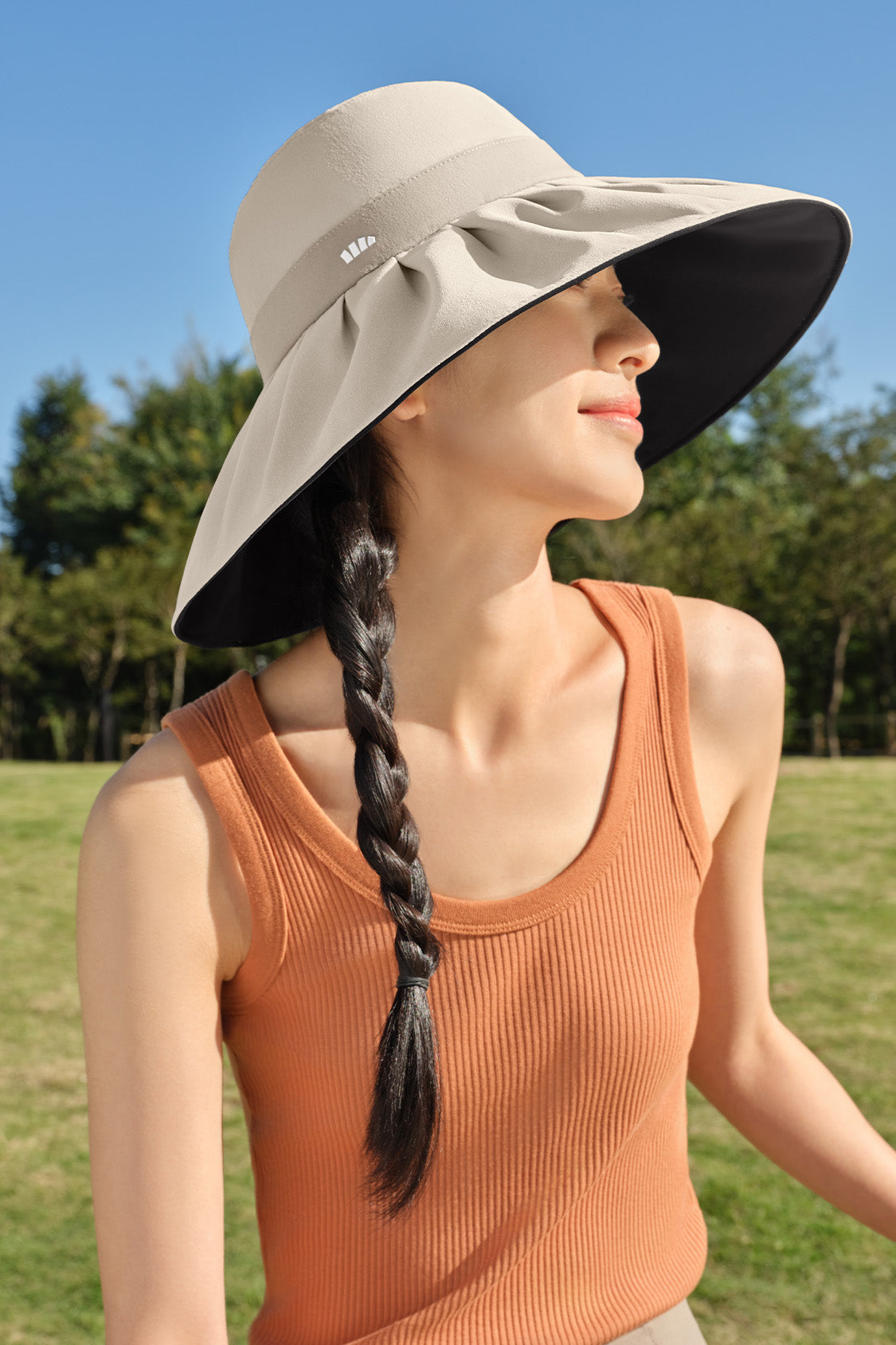 beneunder women's sun hats #color_pine wood brown