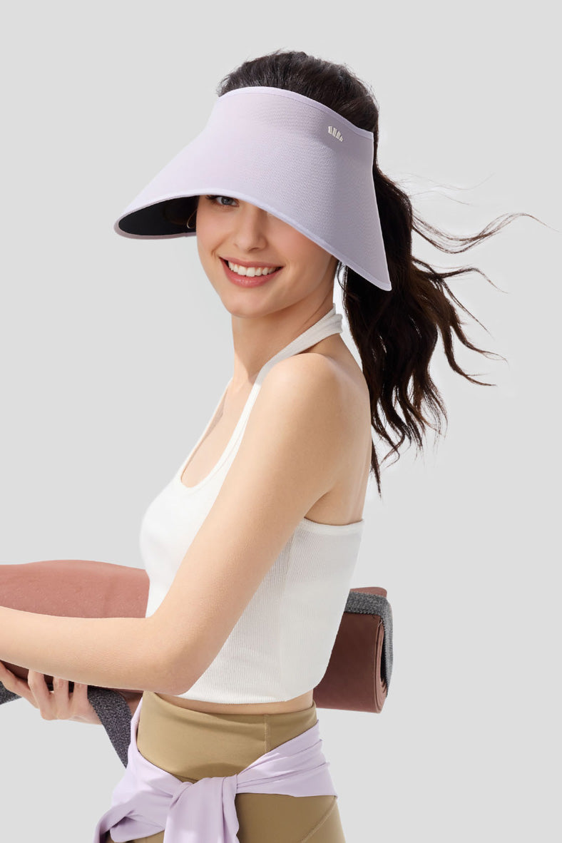Roll - Women's Wide Brim Topless Sun Hat UPF50+