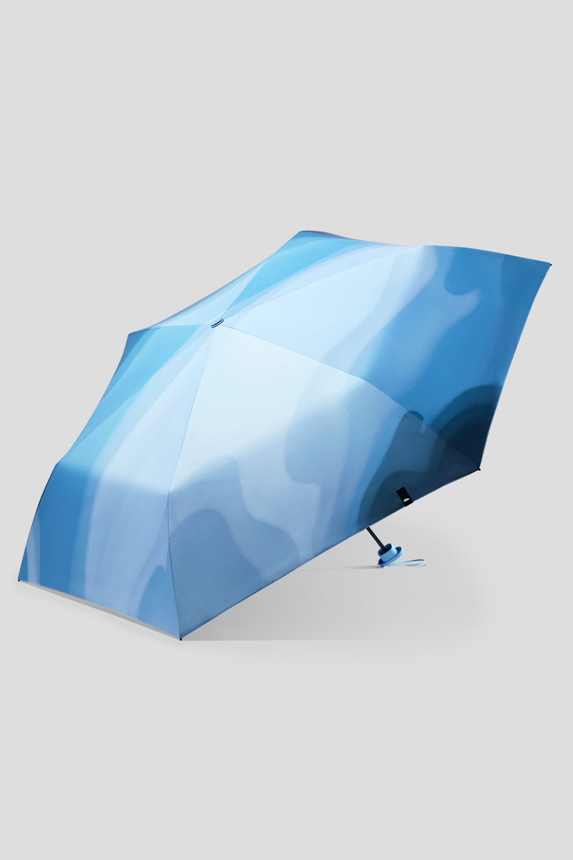 Dual - Paraguas plegable de 3 pliegues para sol y lluvia