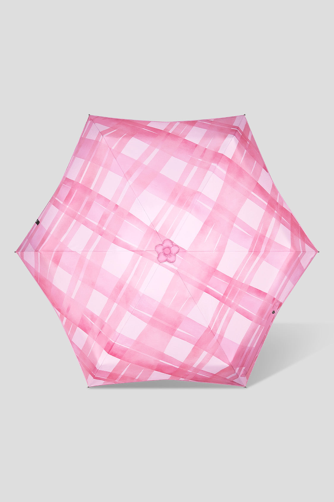 beneunder women's sun protection umbrella #color_strawberry plaid