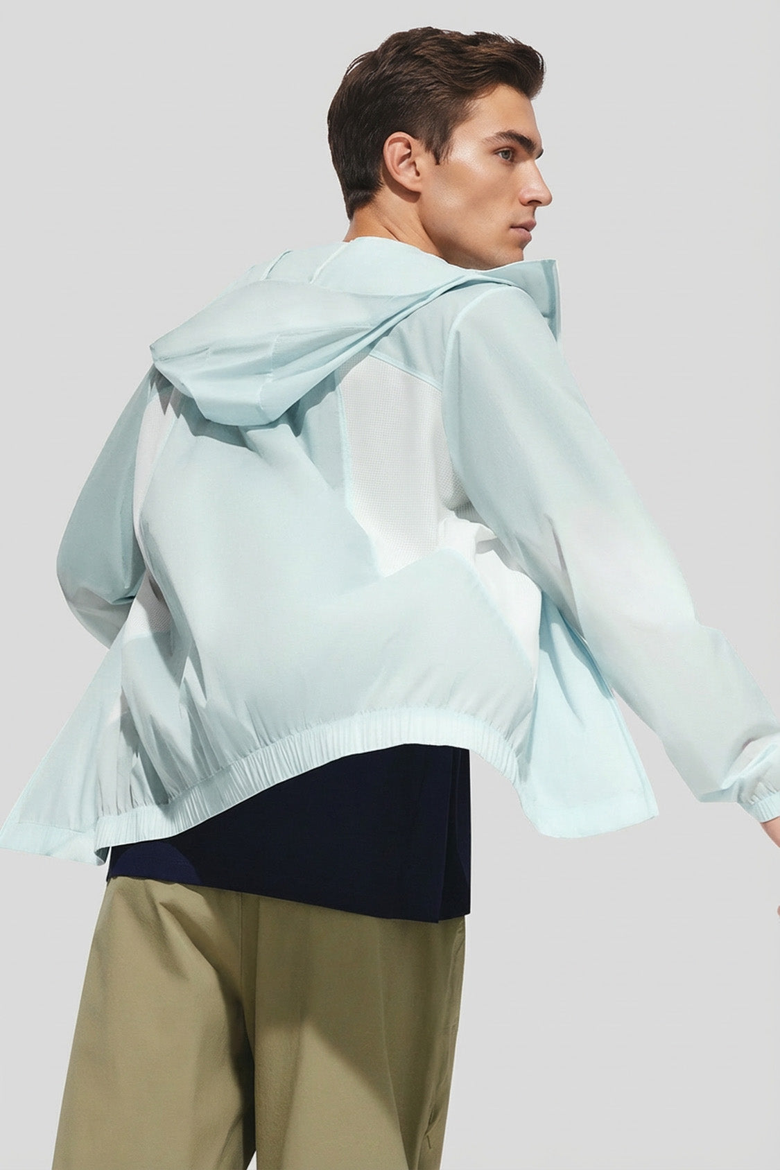 Men's Lightweight Water-Repellent Sun Jacket UPF50+ TS006/WR938