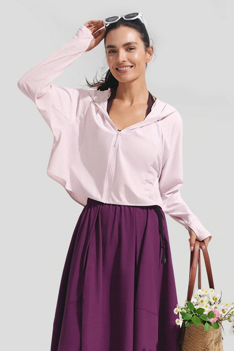 Women's Lightweight Shawl-Style Sun Protection Jacket UPF 100+ UL002