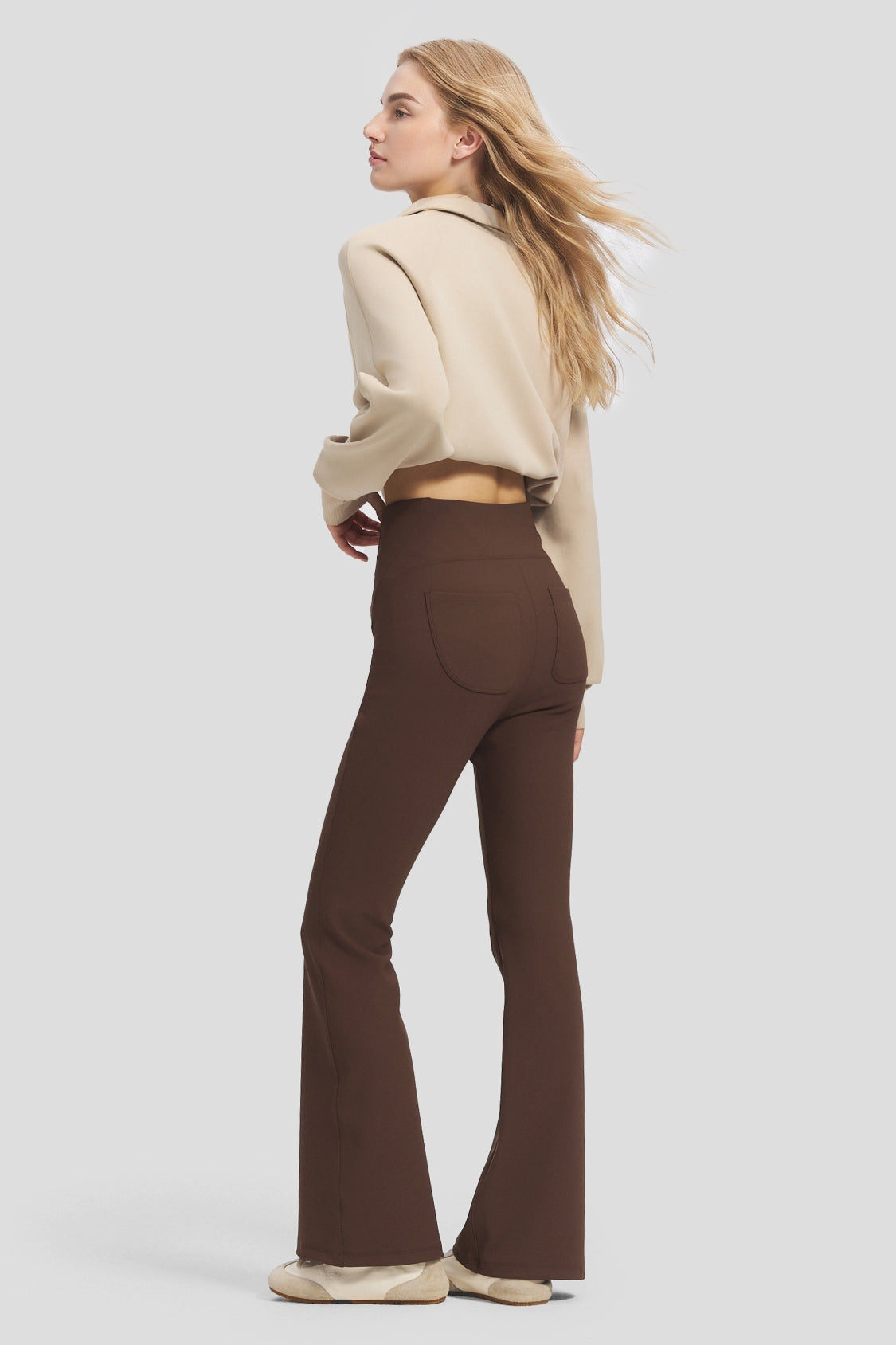 Women's High-Stretch Slight Flare Pants EL012