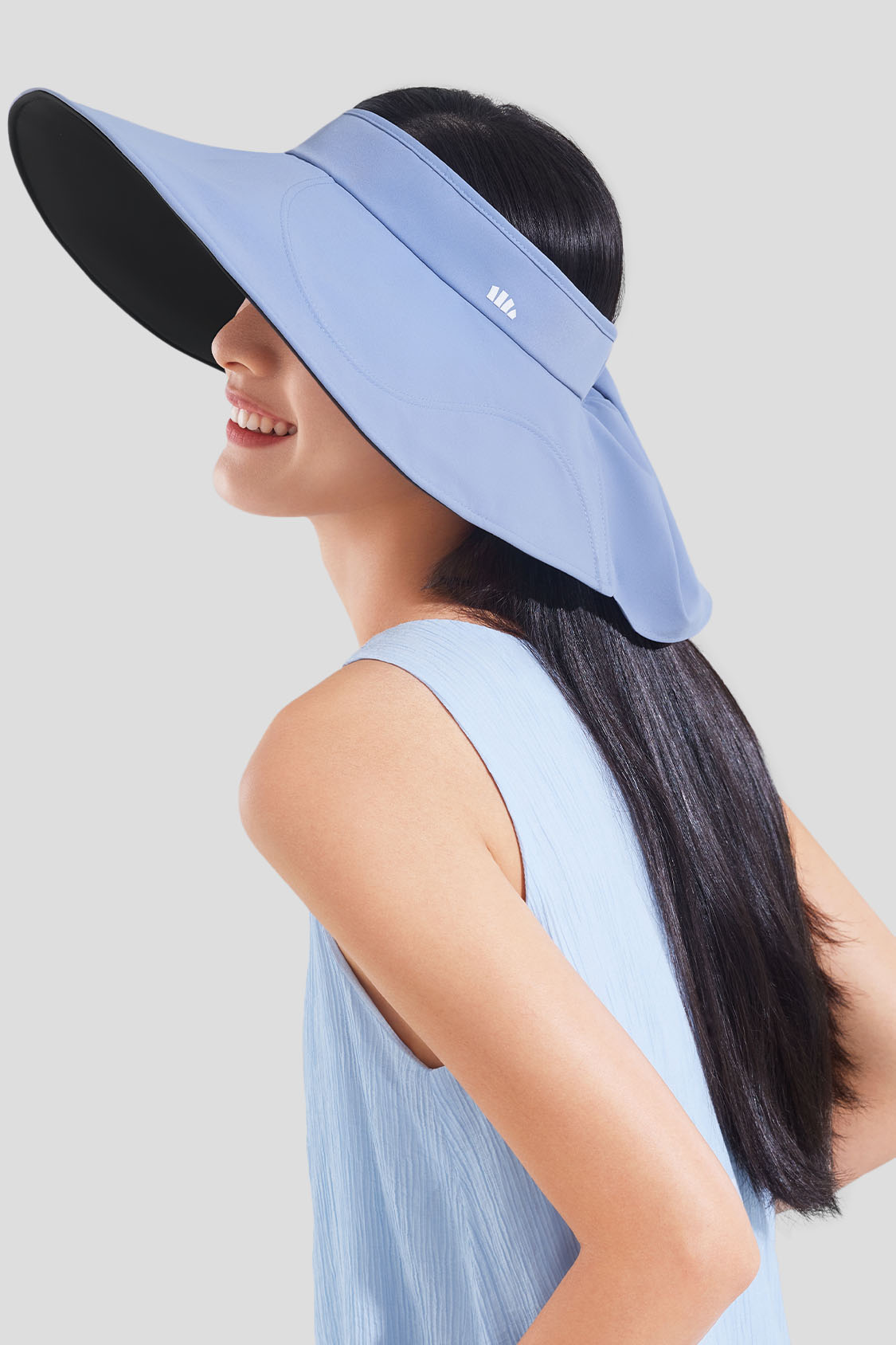beneunder women's sun hats upf50+ #color_wisteria blue