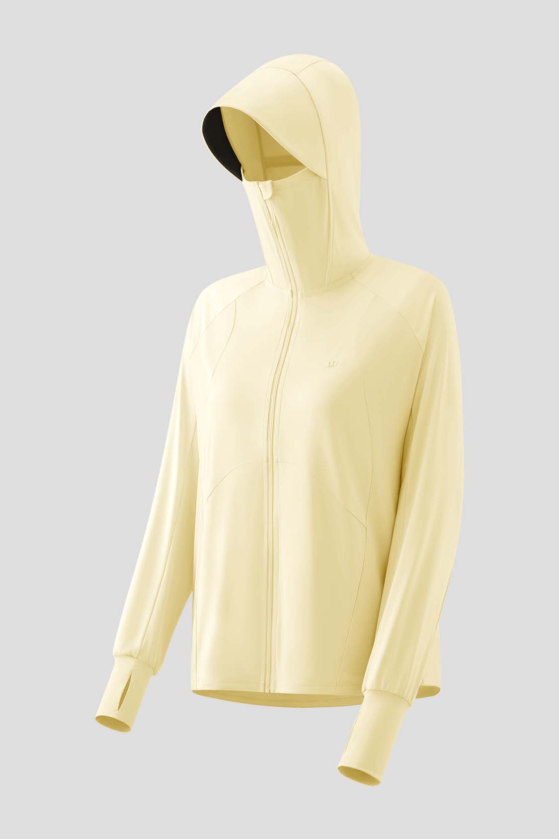 beneunder women's sun protection jacket #color_yellow