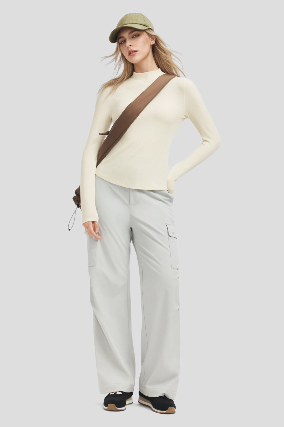 Women's Mock-Neck Base Layer Top (Light Warmth) SF026