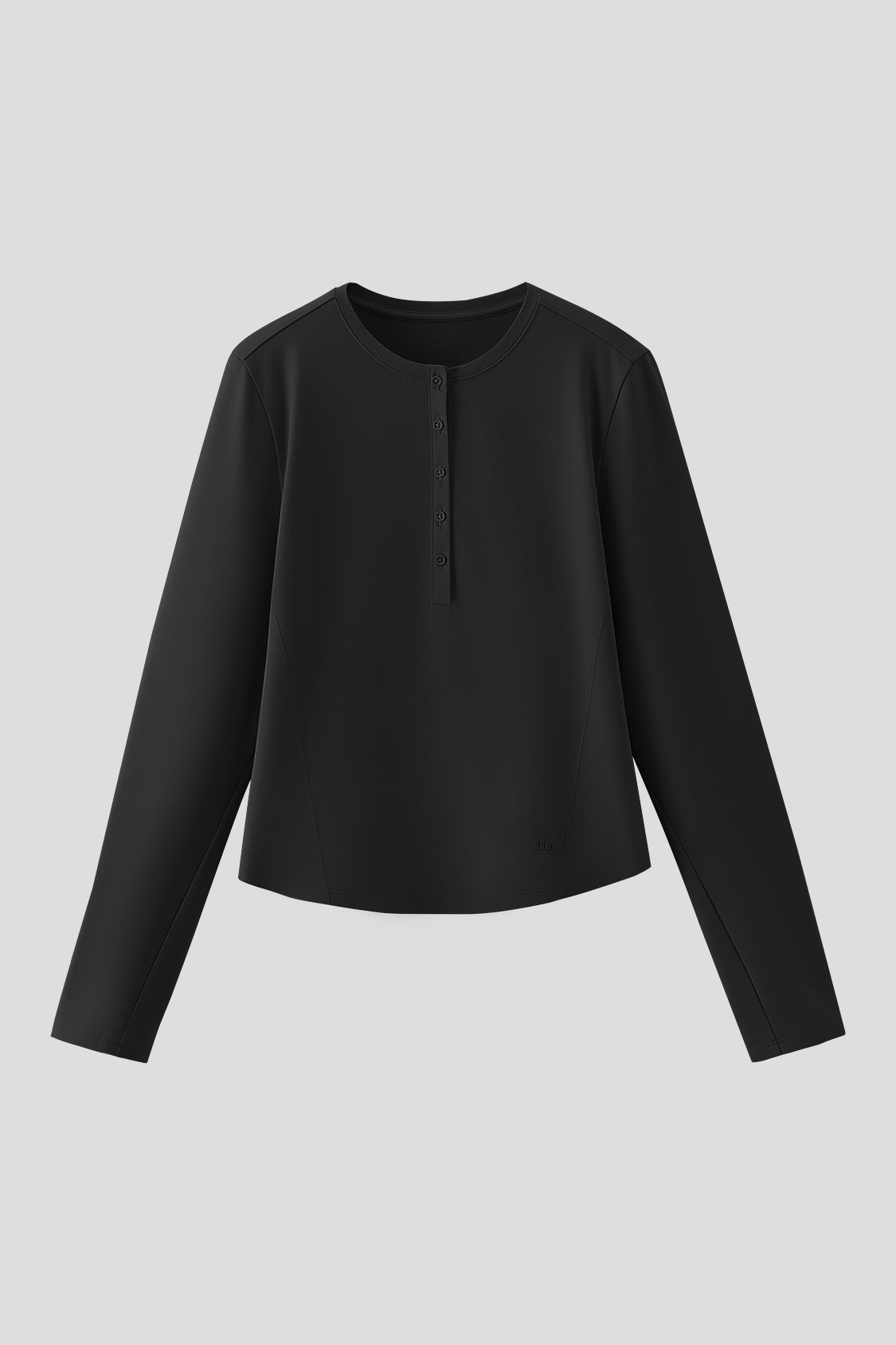 Women's Slim-Fit Long-Sleeve Henley T-Shirt CT022