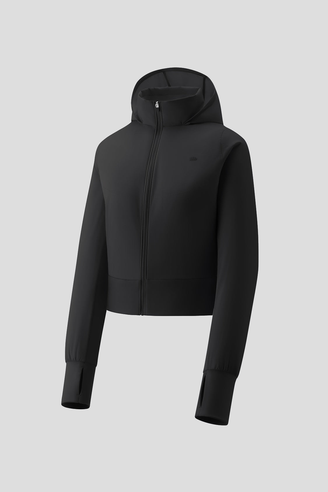 Damen-Cropped-Stretchjacke mit Wattierung (mittlere Wärme) CL014