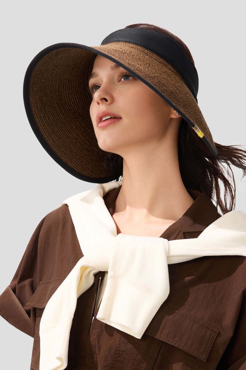 beneudner women's sun hats #color_brown