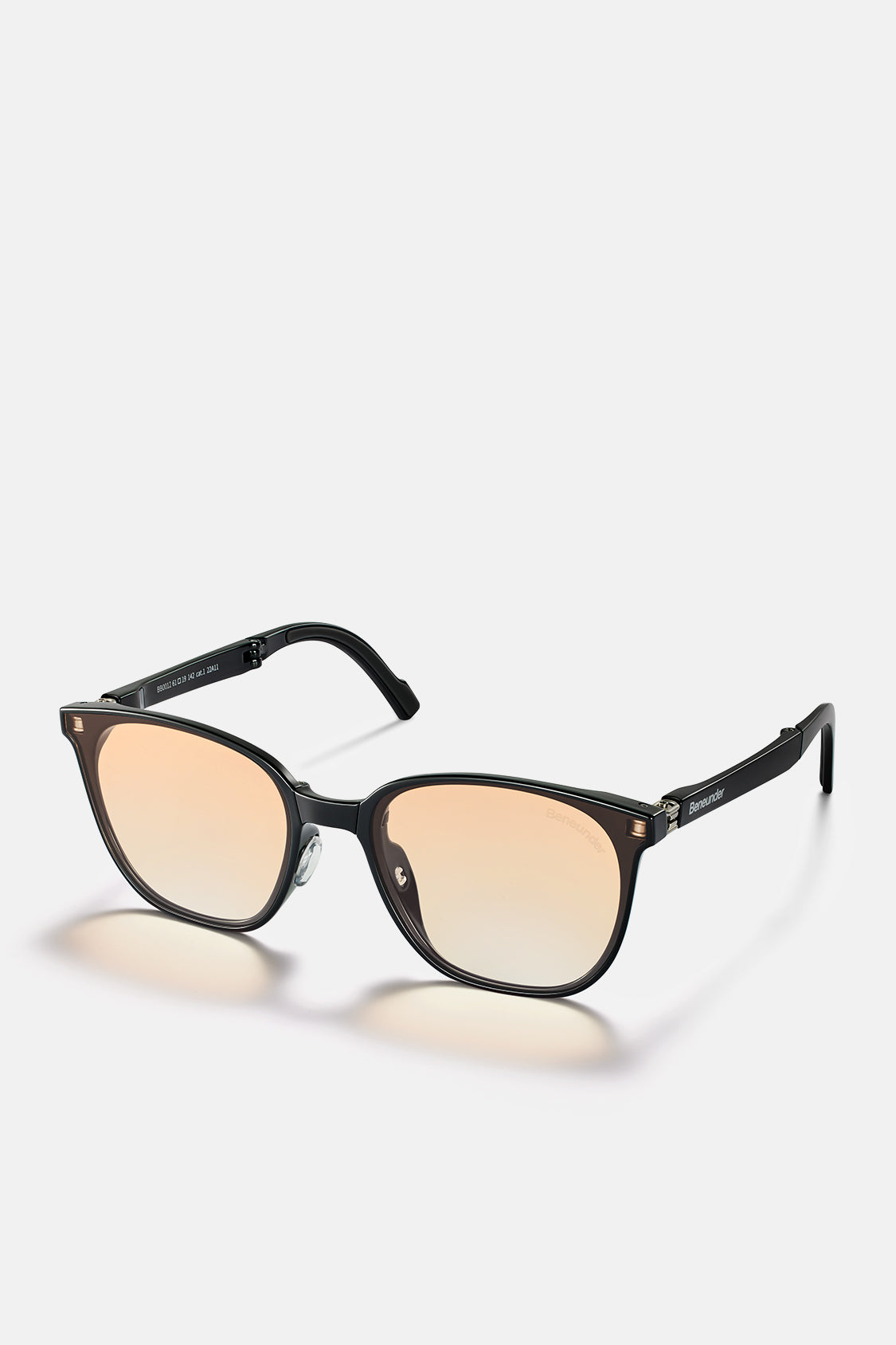 beneunder men's neonspace polarized folding sunglasses shades #color_sunset orange
