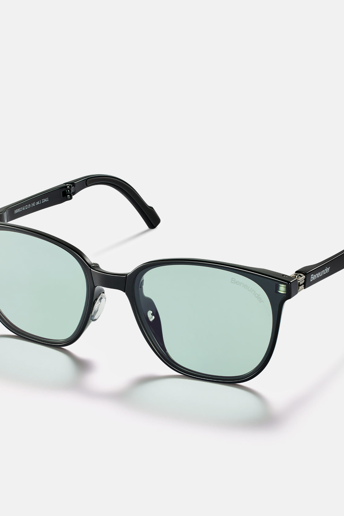 beneunder men's neonspace polarized folding sunglasses shades #color_nebula green