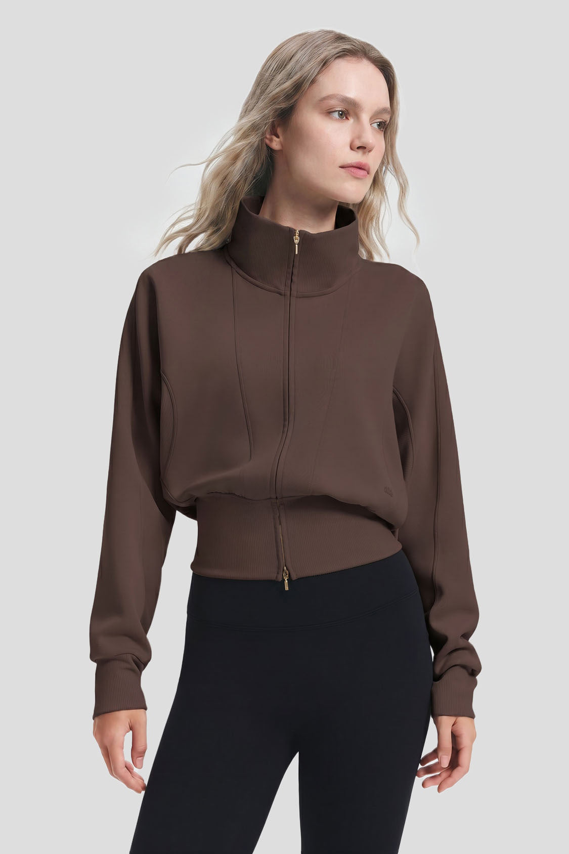 Women's Slim-Fit Full-Zip Sweatshirt HE021
