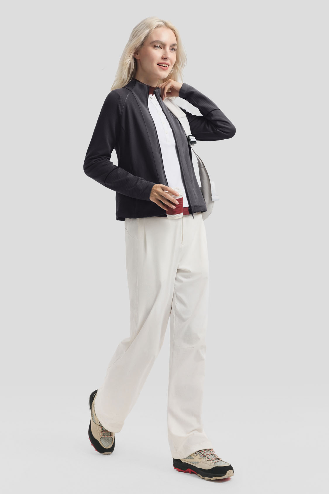 Women's Double-Layer Slim-Fit Jacket HE020
