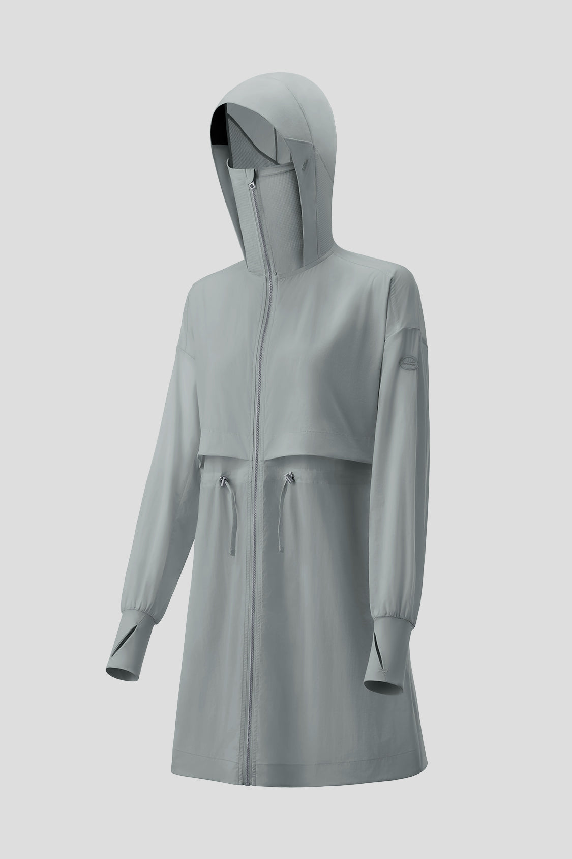 beneunder women's sun protection jacket upf50+ #color_stormy gray