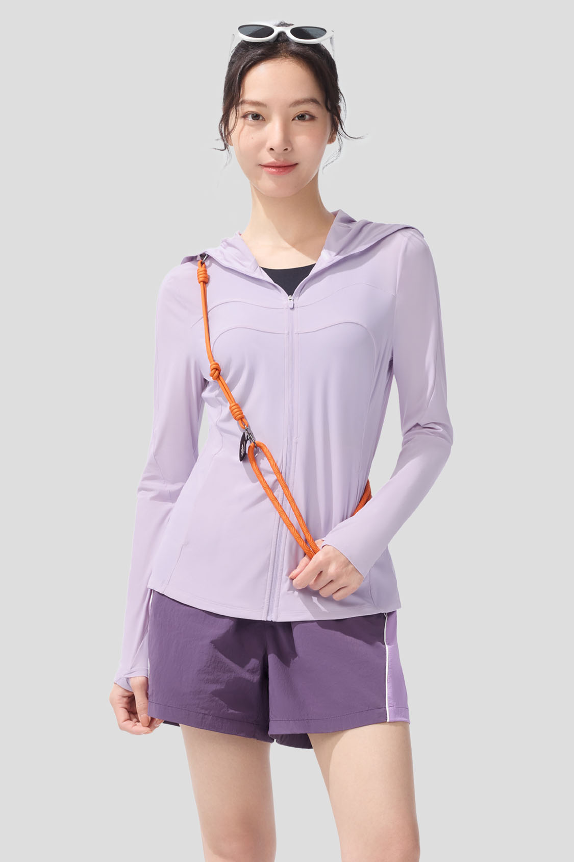 beneunder women's sun protection jacket #color_purple