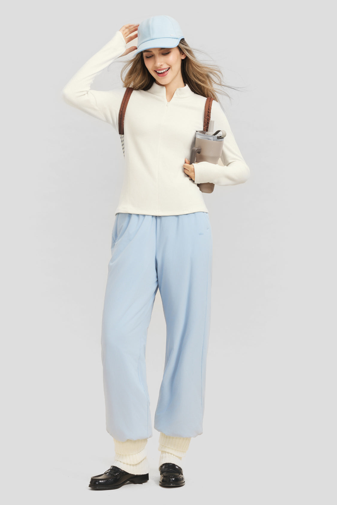 Women's High-Stretch Fleece Half-Zip Base Layer Top PM002/PM006
