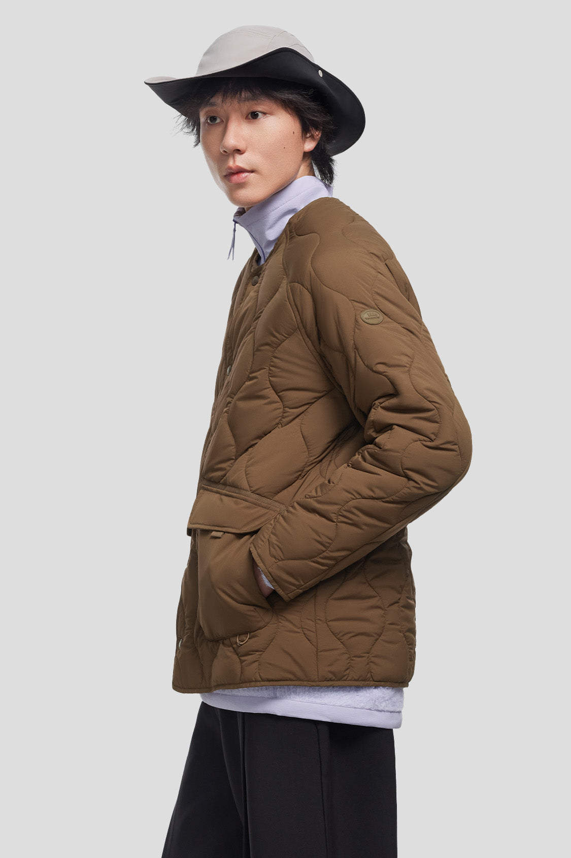 beneunder men's jacket #color_truffle brown