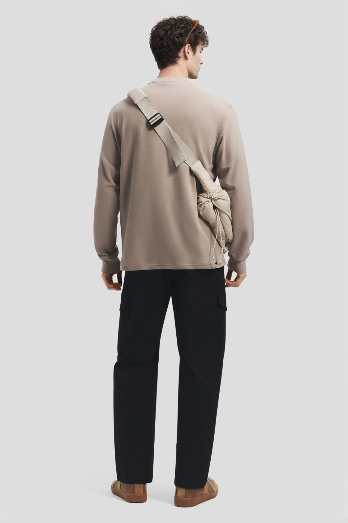 Unisex Stretch Fleece Long-Sleeve T-Shirt (Mid Warmth) PM043