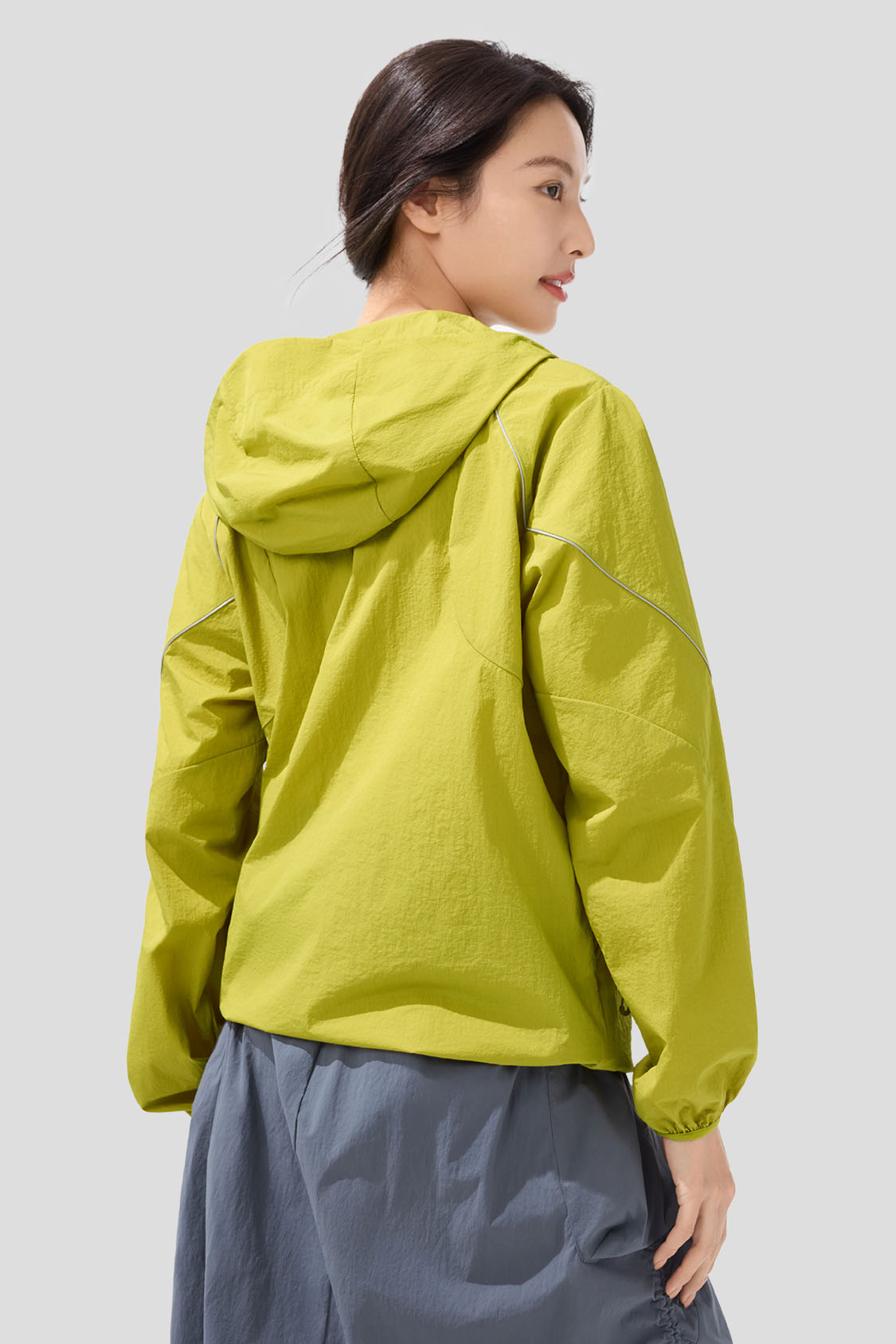 beneunder women's sun protection jacket #color_yellow