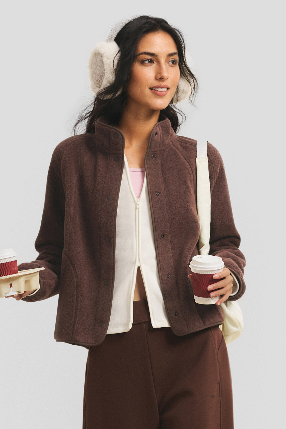 CoreFit – Damen Leichtwarme Fleecejacke in regulärer Passform