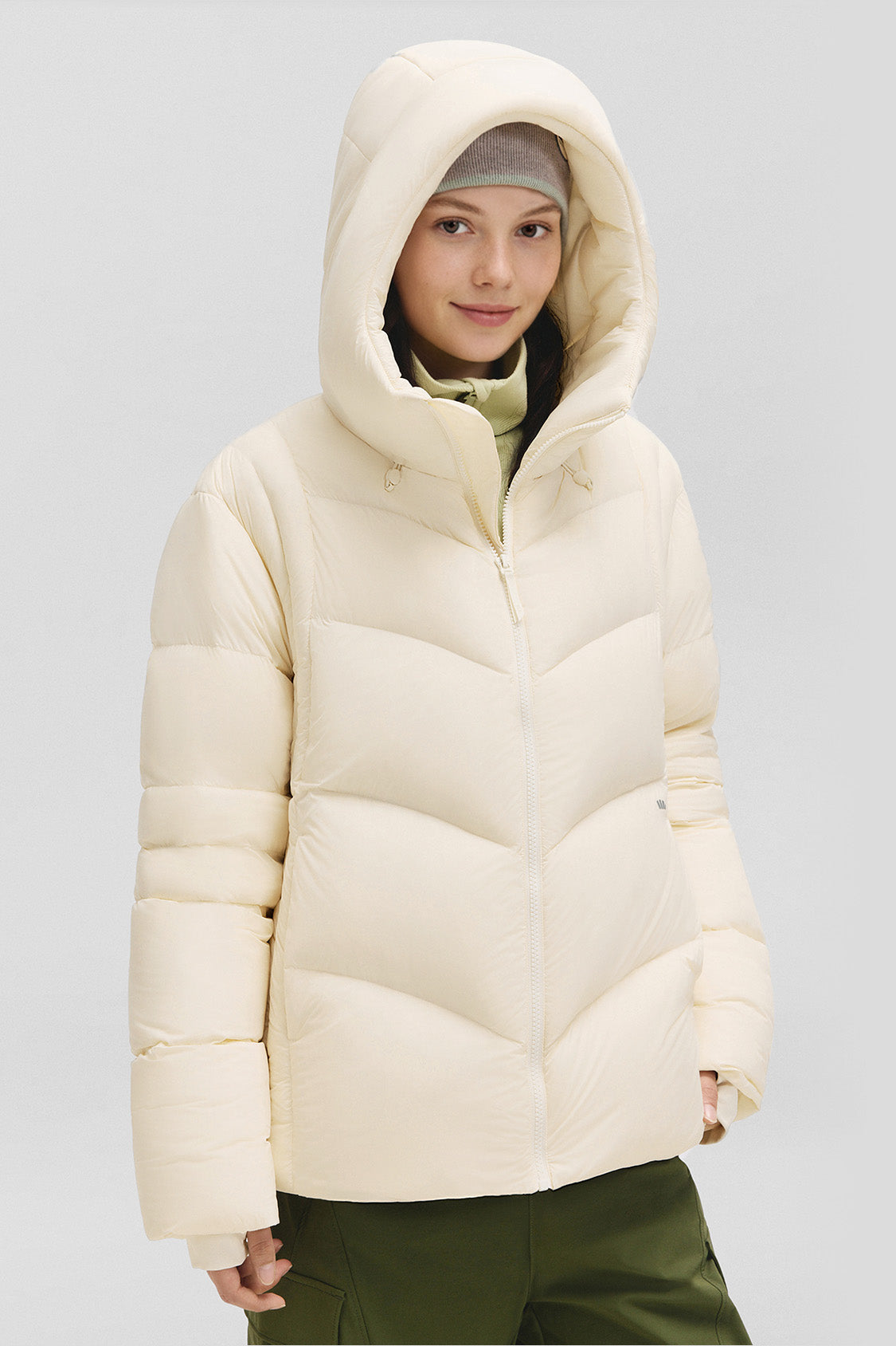 beneunder cloudloft – women’s high-loft down jacket (regular, extreme warmth) #color_beige